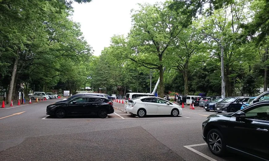 大國魂神社 タイムズ駐車場