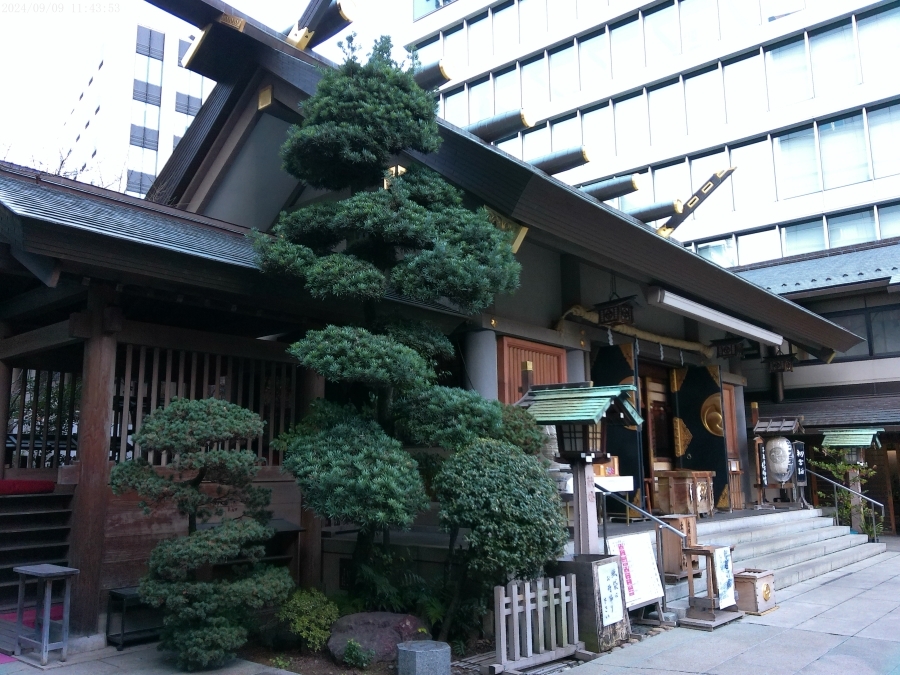 芝大神宮 横から