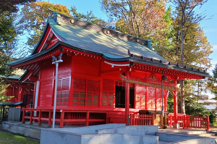 武蔵国一之宮 小野神社の拝殿