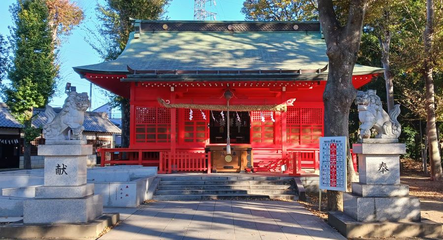 小野神社の拝殿