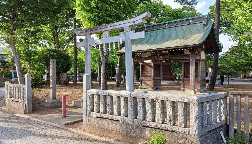 小野神社 南鳥居と南門