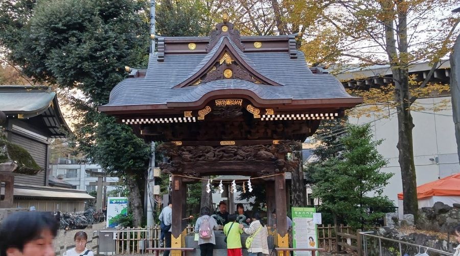 大国為神社の手水舎