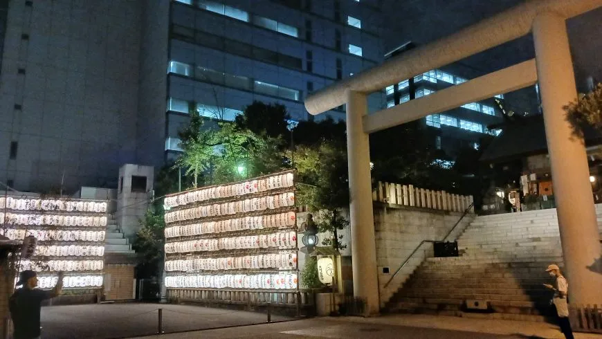 芝大神宮 例大祭 提灯