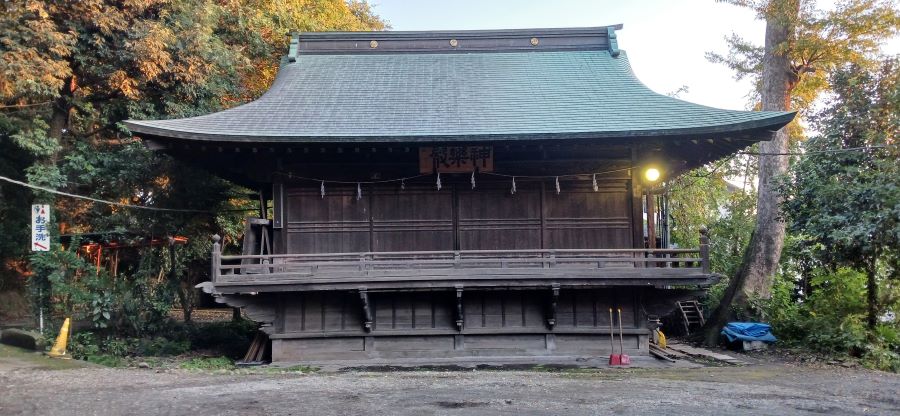 谷保天満宮の神楽殿