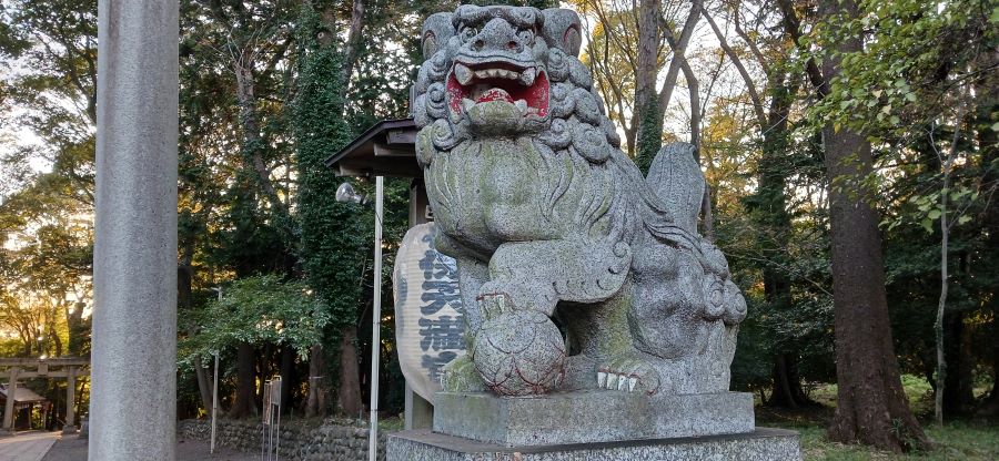 谷保天満宮 狛犬