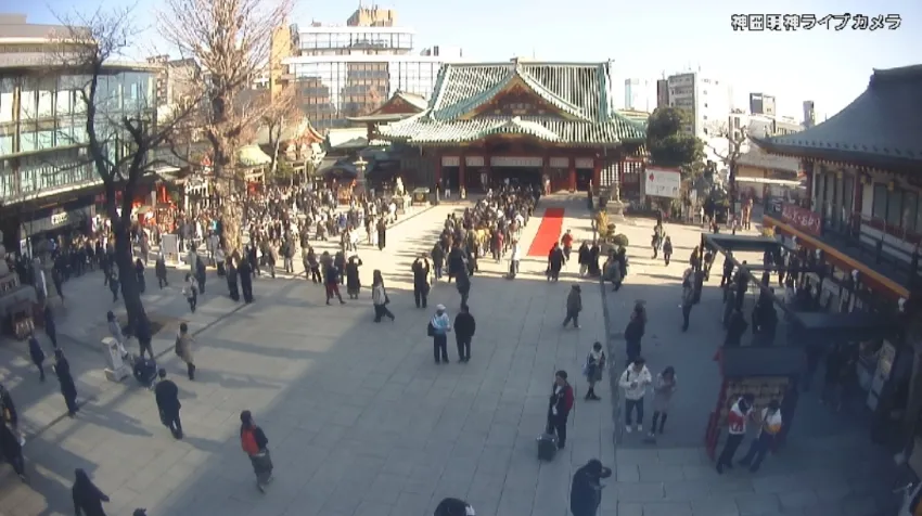 神田明神 時間別 混雑状況