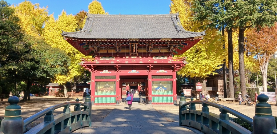 根津神社の楼門