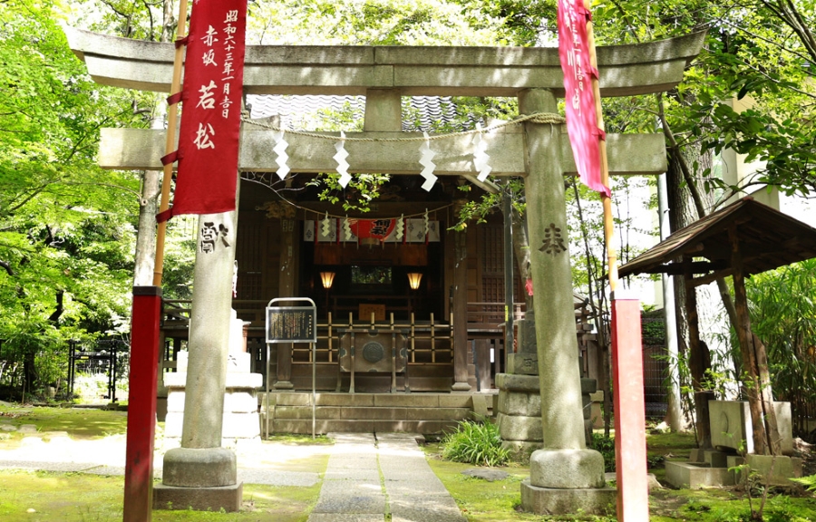 赤坂氷川神社 四合稲荷