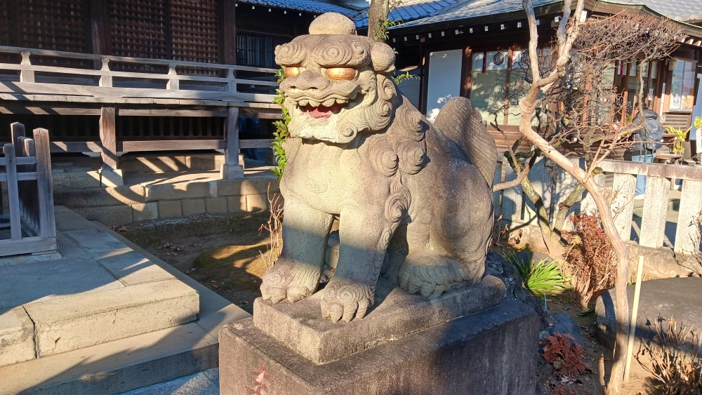 白山神社 狛犬