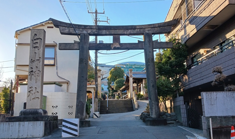 白山神社 鳥居