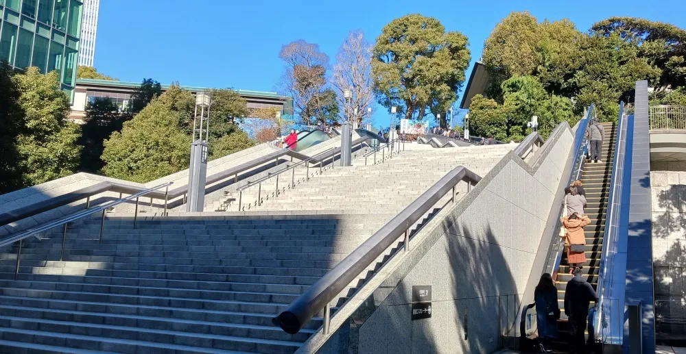 日枝神社 エスカレーター