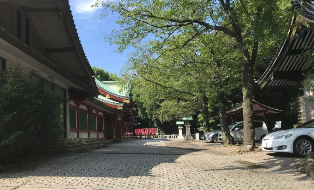 日枝神社 駐車場