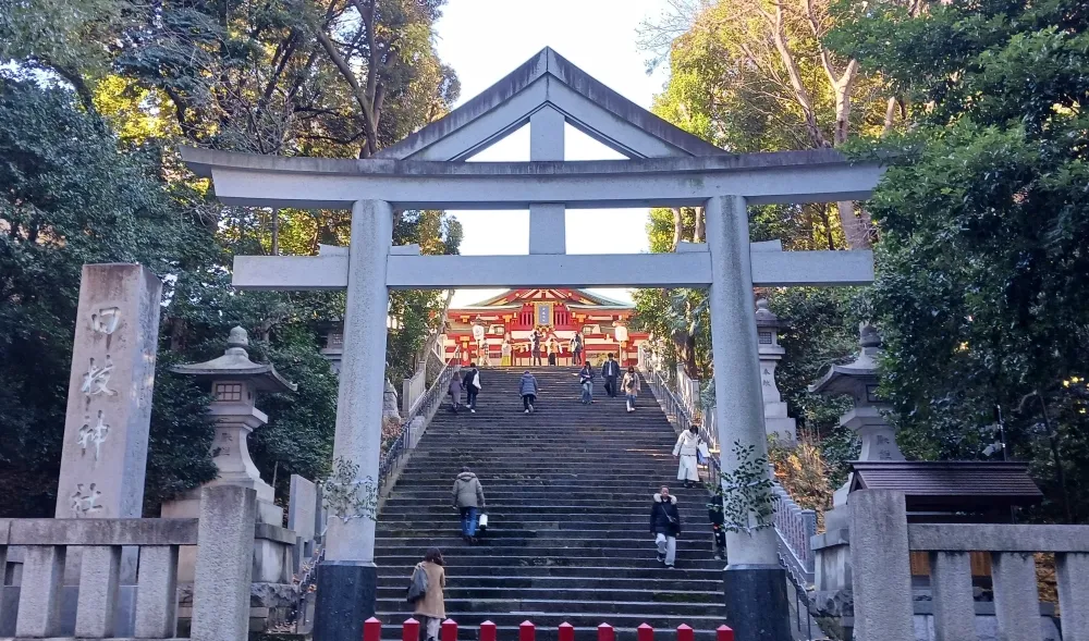 日枝神社 鳥居 表参道