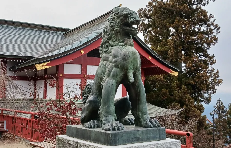 武蔵御嶽神社 狛犬