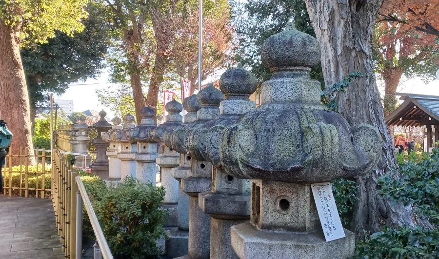 松陰神社 石灯籠