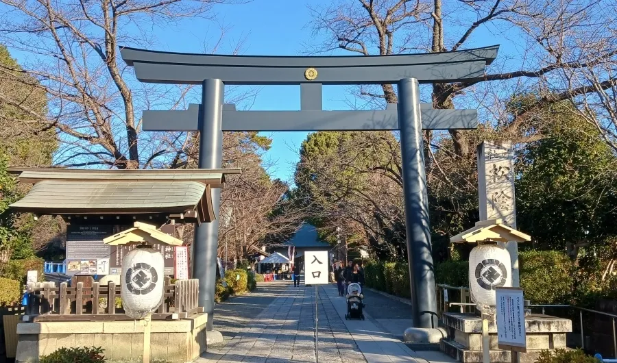 松陰神社 大鳥居