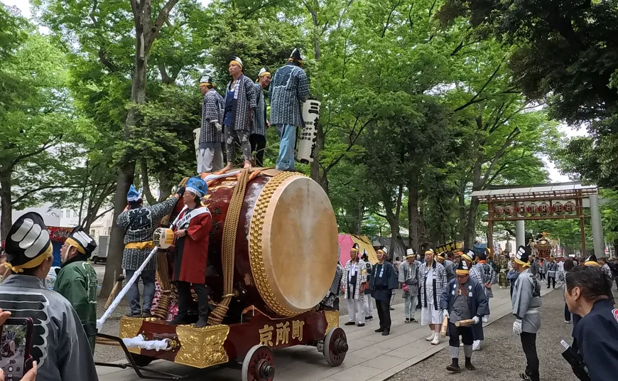くらやみ祭り 神輿還御（おかえり）