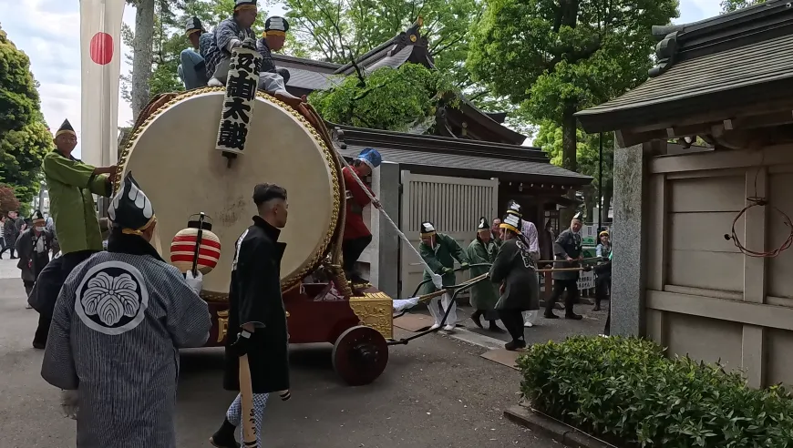 くらやみ祭り 神輿還御（おかえり）