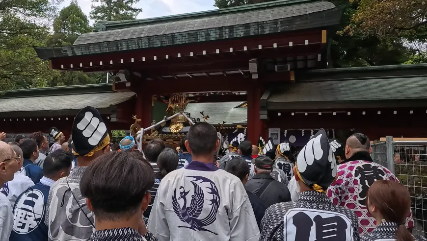 くらやみ祭り 神輿還御（おかえり）