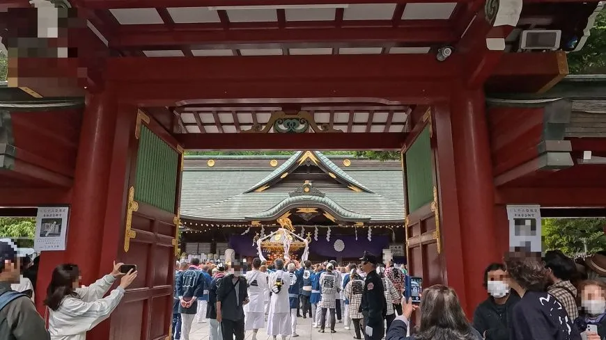 くらやみ祭り 神輿還御（おかえり）