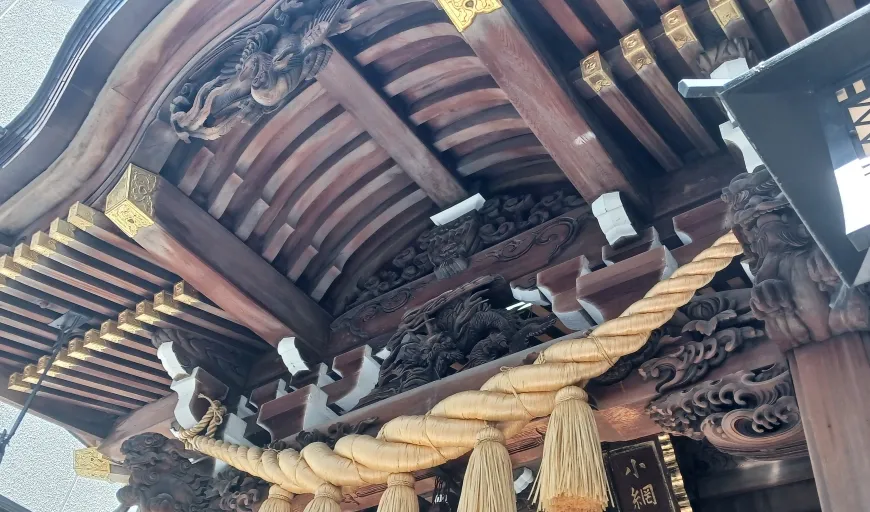 小網神社 霊獣 彫刻