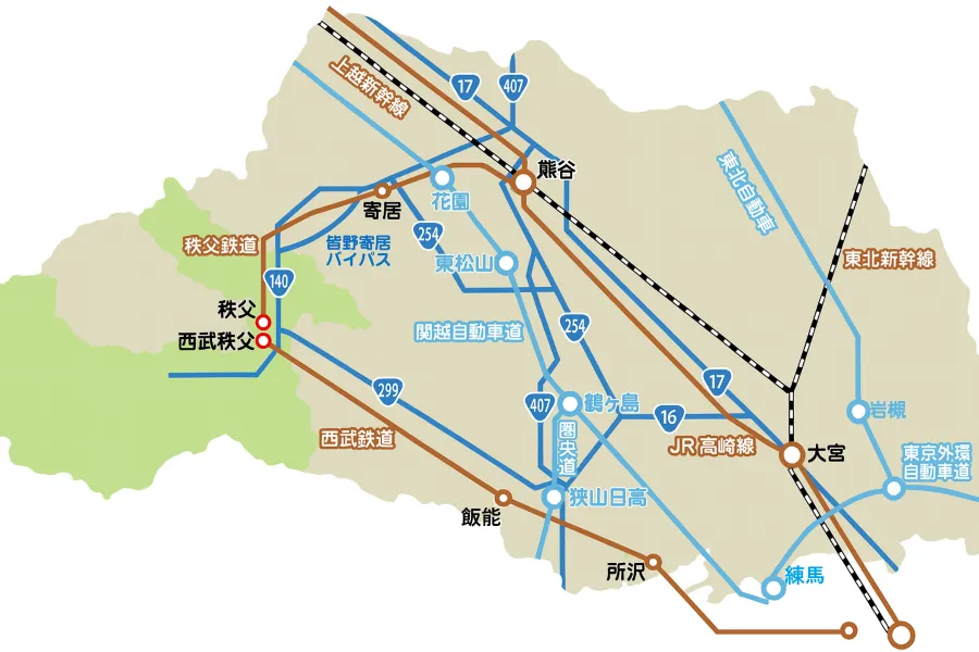 秩父神社 交通アクセス