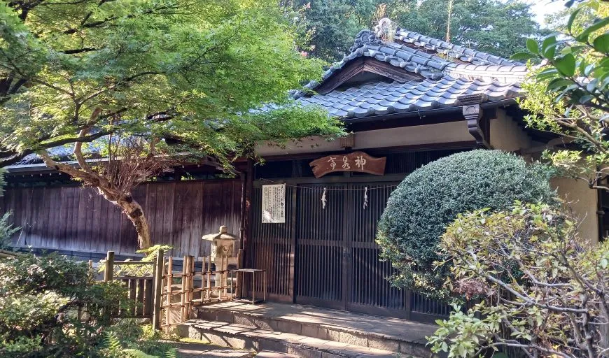 大宮八幡宮の 茶室 神泉亭