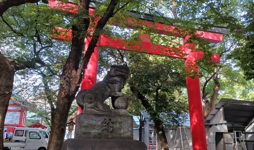 花園神社 大鳥居