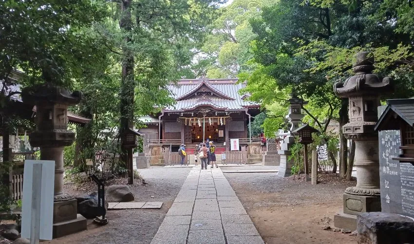 代々木八幡宮 訣別の碑