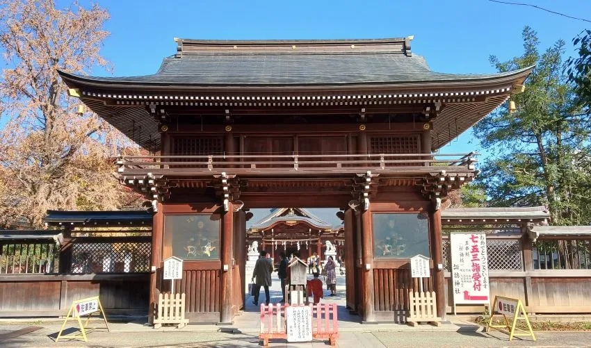 立川 諏訪神社 神門 随神門