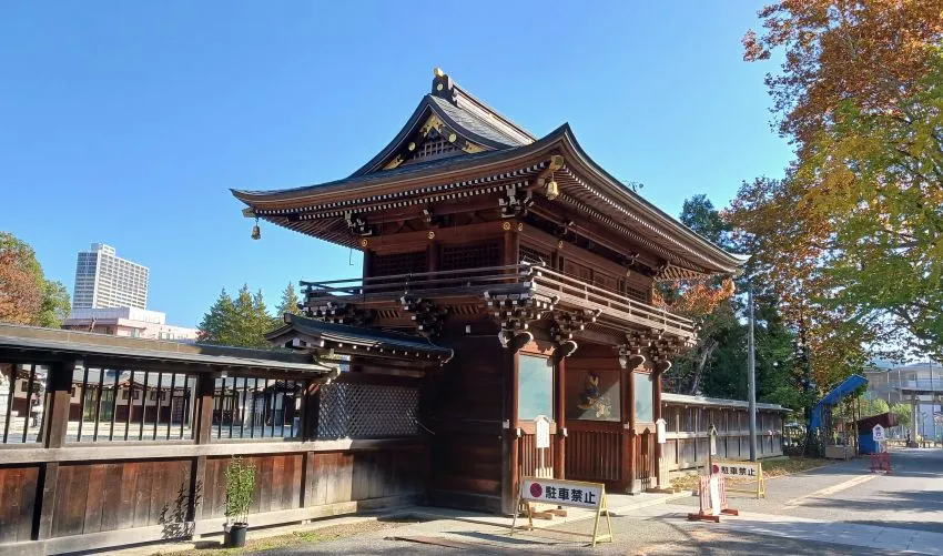 立川 諏訪神社 神門 随神門