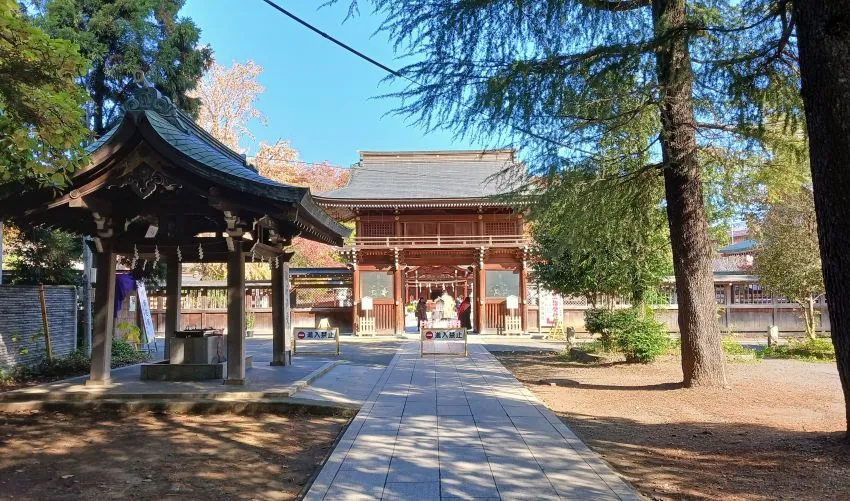 立川 諏訪神社 手水舎
