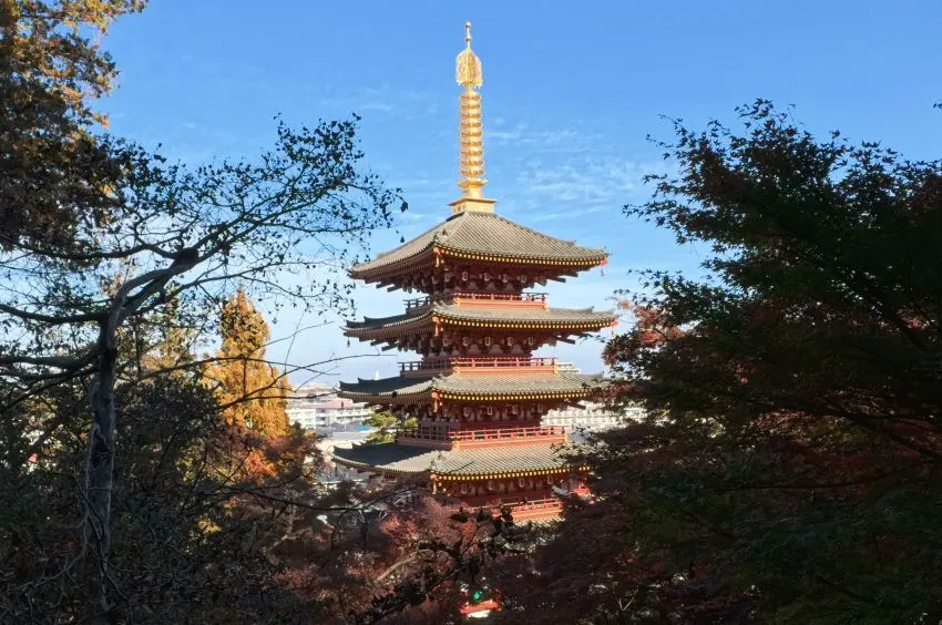 高幡不動尊 五重塔