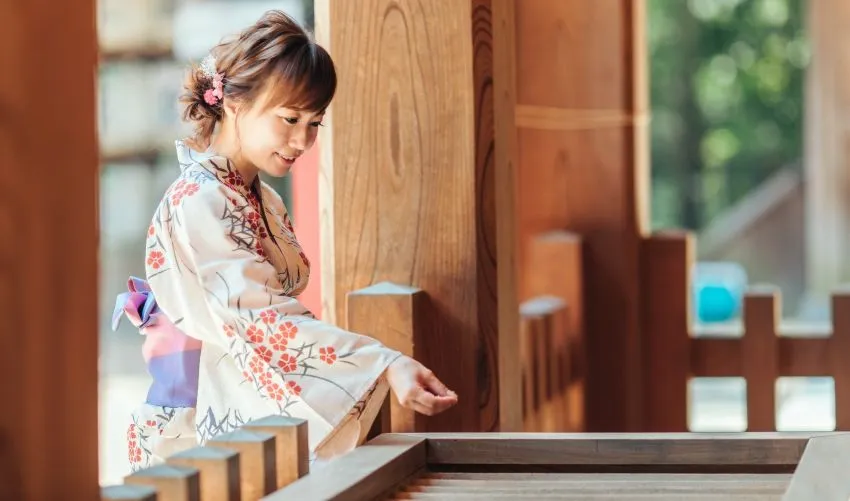 神社参拝 お賽銭