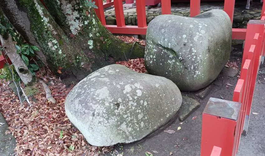 鶴岡八幡宮 政子石