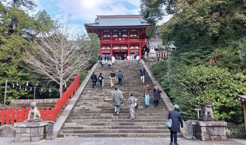 鶴岡八幡宮 大石段