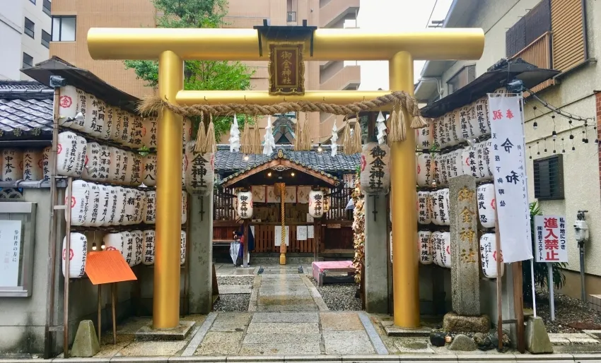御金神社 金の鳥居