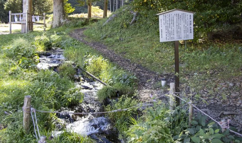 諏訪大社 水眼の清流
