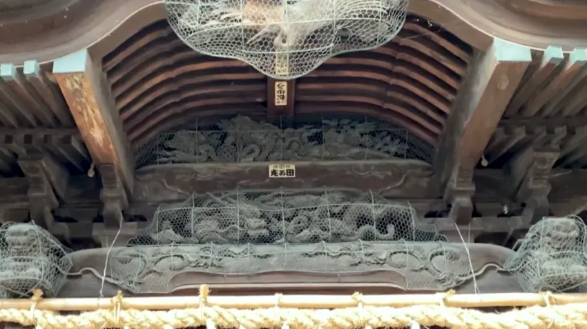 八剱神社 拝殿 彫刻