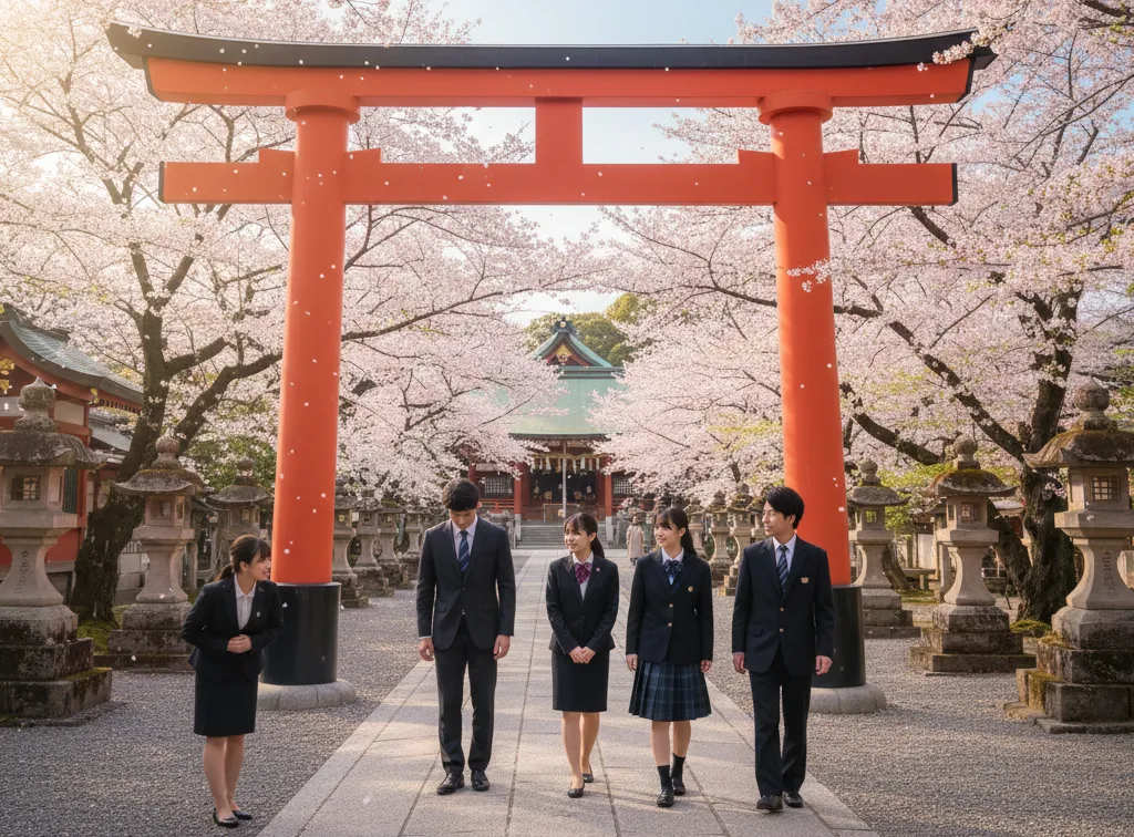 神社 学生 お礼参り