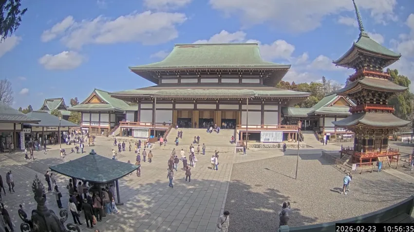 成田山新勝寺ライブカメラ 大本堂