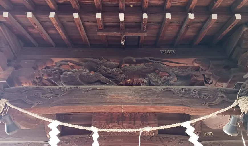 府中熊野神社 木彫