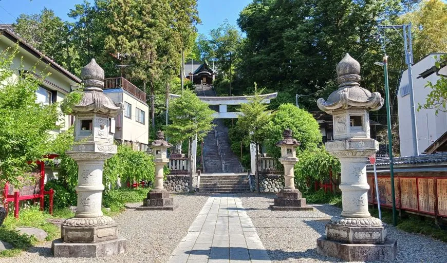 住吉神社 青梅 参道