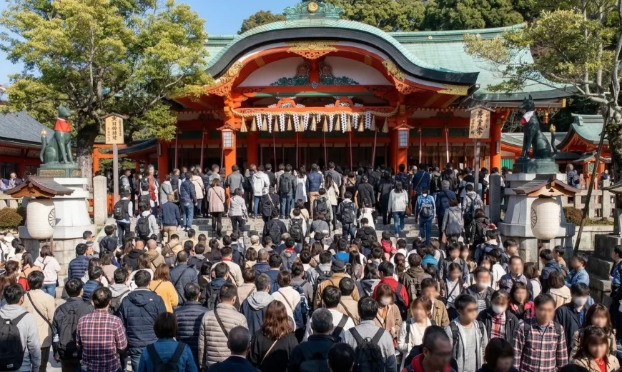Fushimi-inari-taisha Crowded