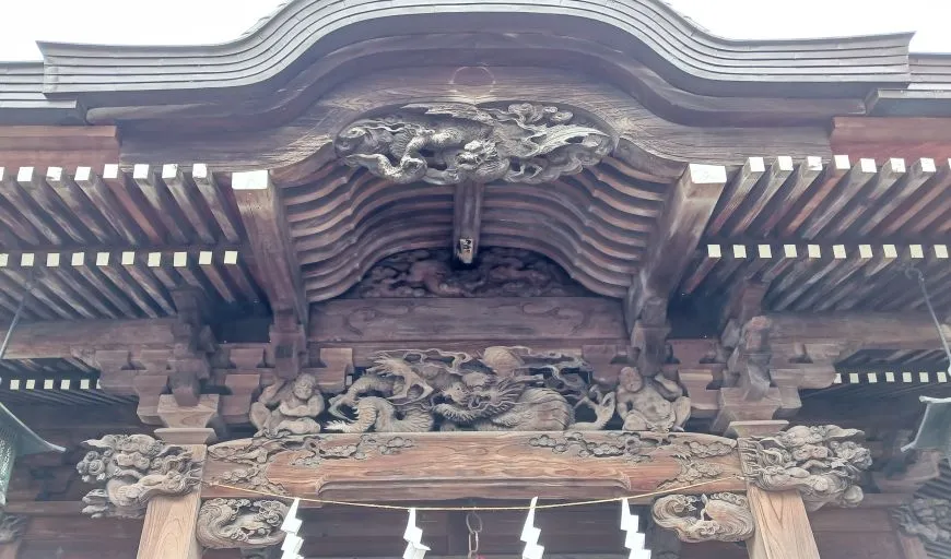 町田天満宮 木彫
