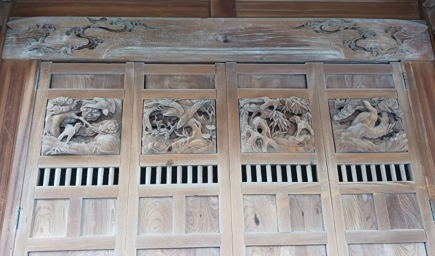町田天満宮 木彫