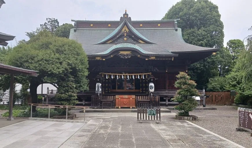 阿豆佐味天神社 拝殿