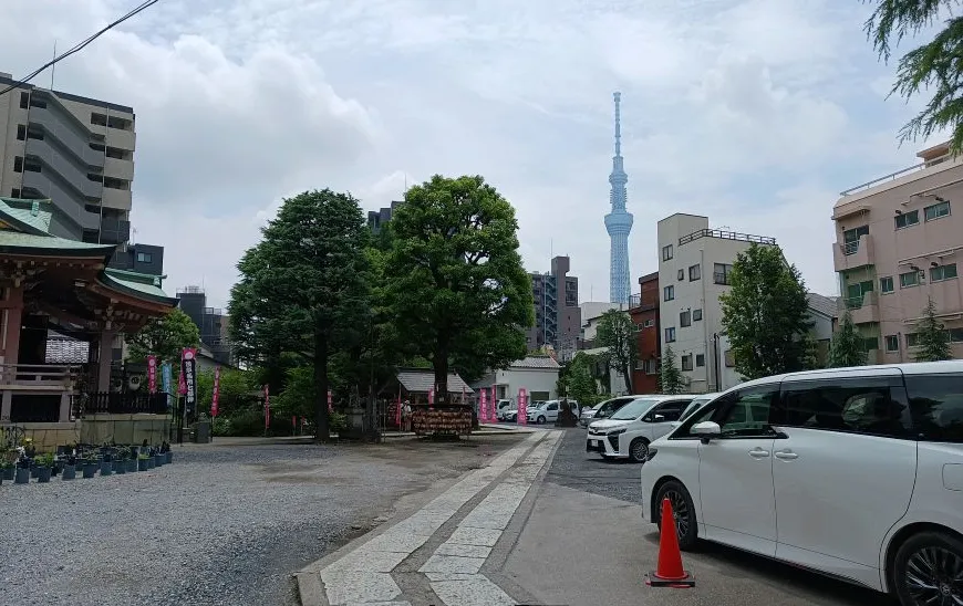 今戸神社 駐車場