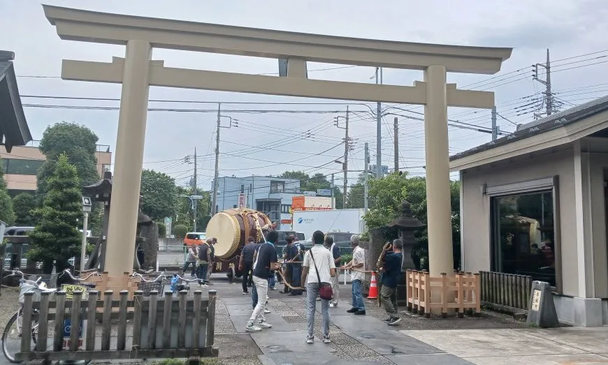 阿豆佐味天神社 太鼓会 一纏