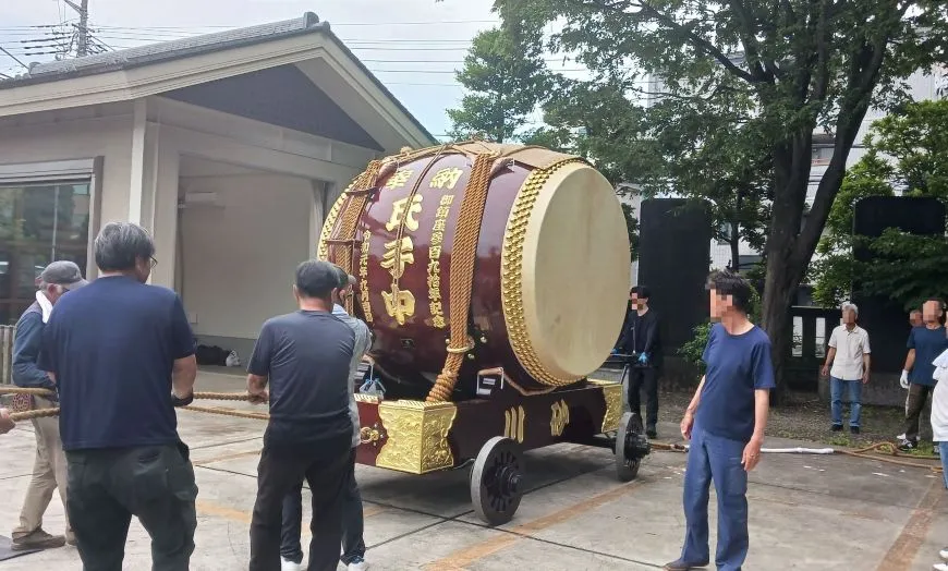 阿豆佐味天神社 御太鼓